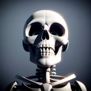 Spooky Poison Pirate Skull - Deathly Cartoon