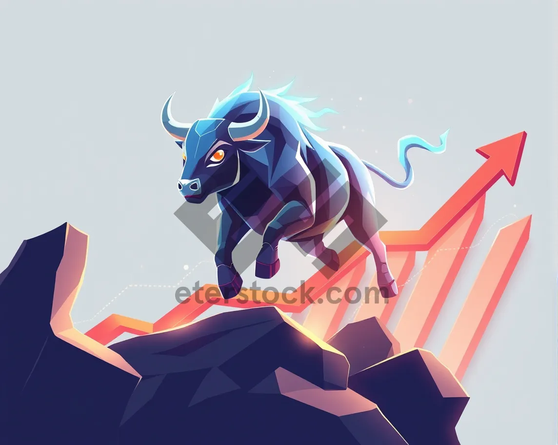 Picture of Cartoon superhero with flowing cape drawing