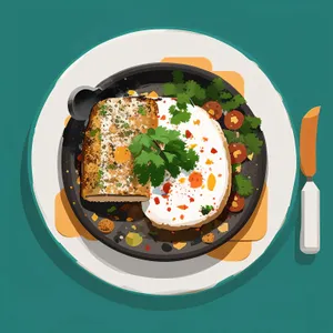 Fresh and Delicious Vegetable Salad with Cheese