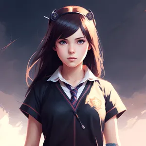 Happy Smiling Woman, Youthful and Innocent