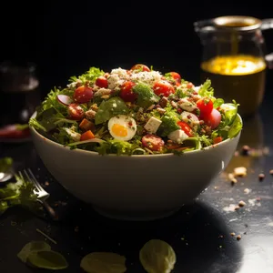 Fresh Berry Salad in Bowl for Healthy Lunch Option