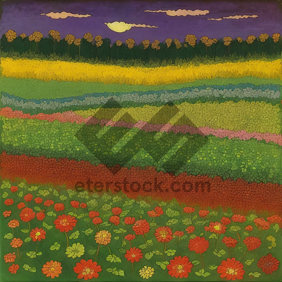 Picture of Colorful Cotton Blanket Texture