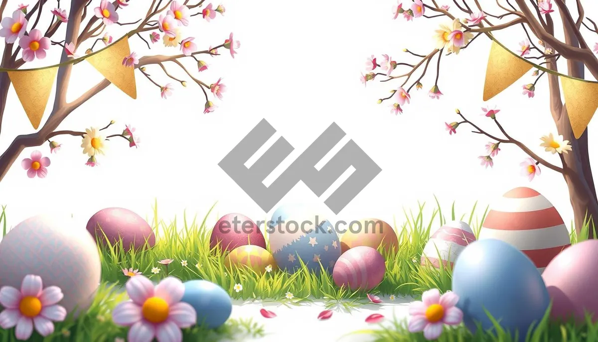 Picture of Floral Spring Celebration Card with Pink Flowers