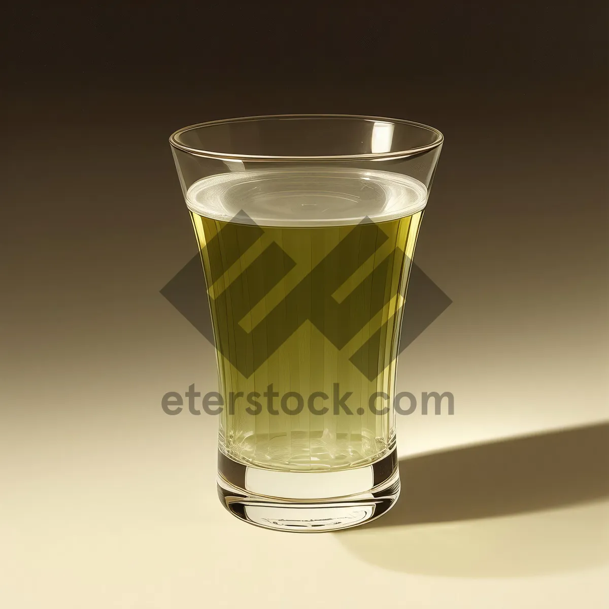 Picture of Frothy Golden Lager in Glass Mug