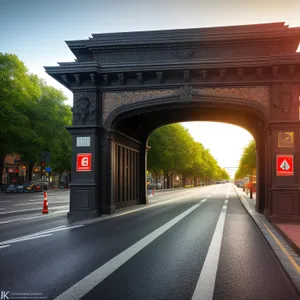 City's Timeless Triumphal Arch: Captivating Architectural Landmark