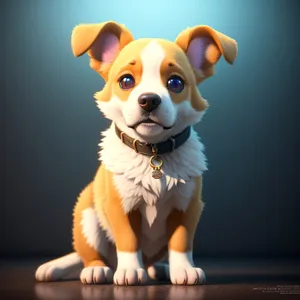 Purebred Bulldog Puppy - Cute and Playful Studio Portrait