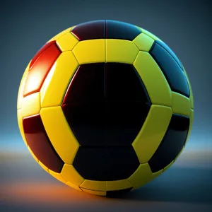 World Cup Soccer Ball Icon: Patriotic Nation Symbol