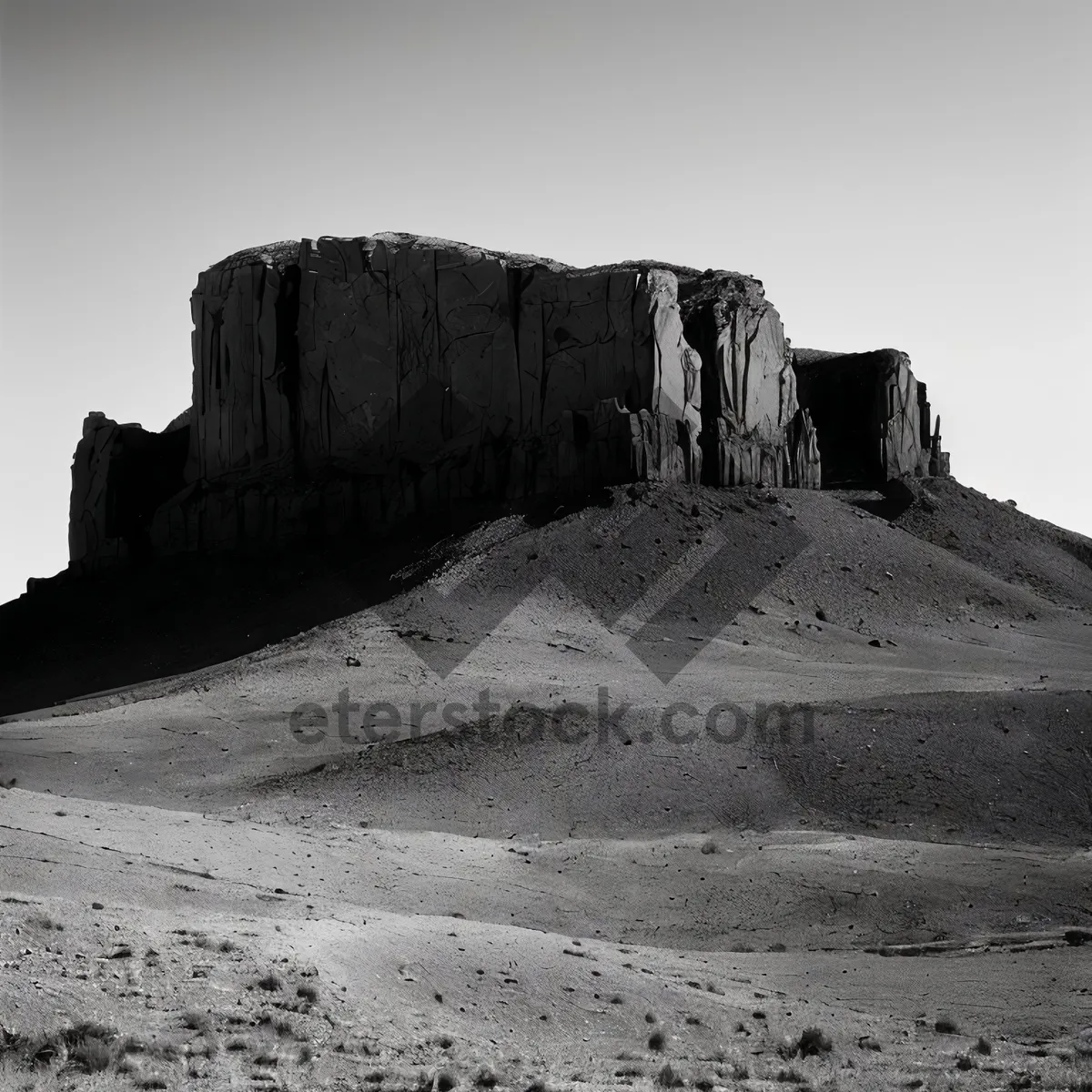 Picture of Majestic Coastal Cliff Overlooking Vast Desert