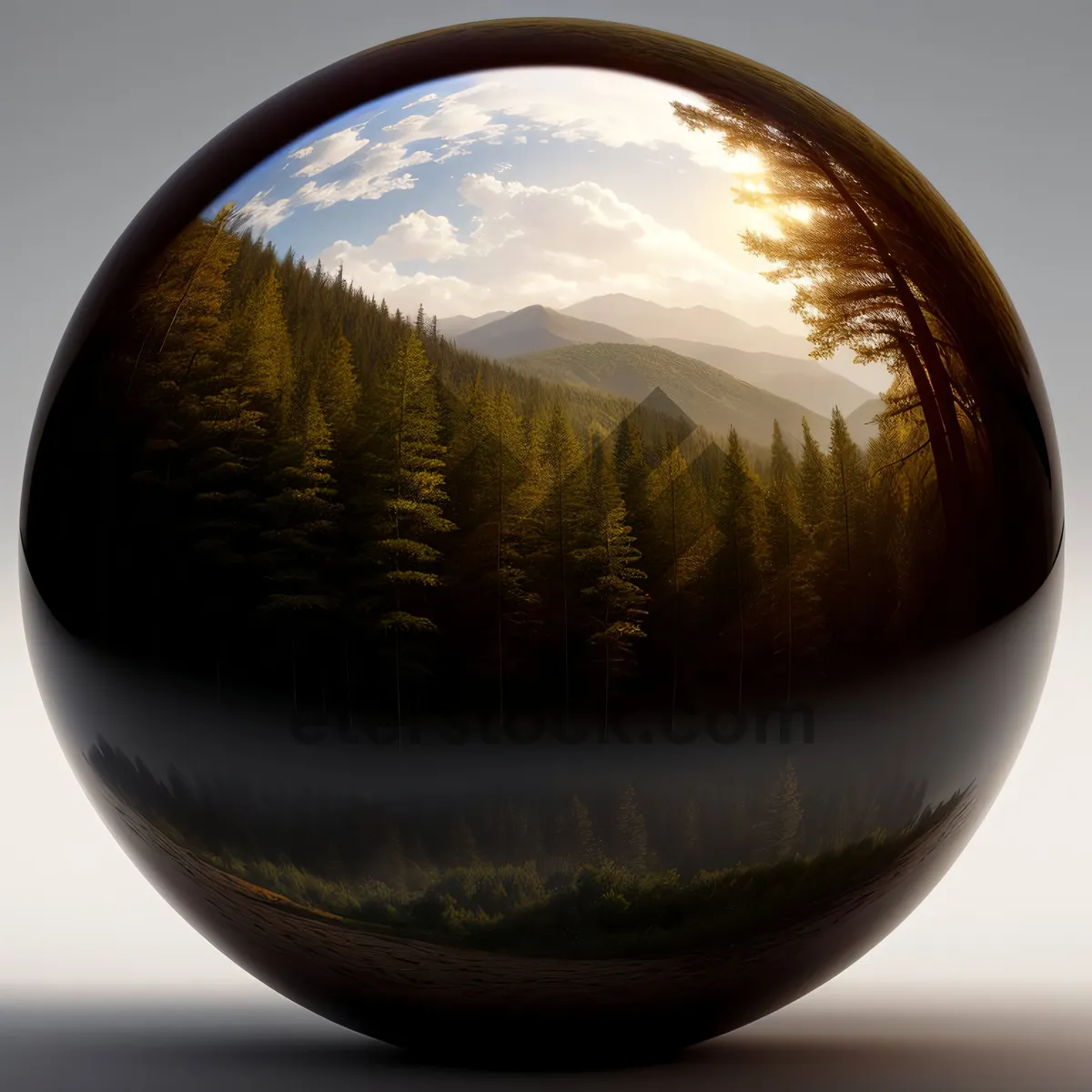 Picture of Globe Glass Bowl: Earth-inspired 3D Container