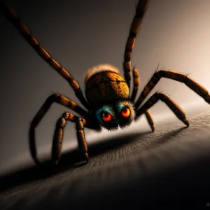 Barn Spider - Close-Up Wildlife Shot