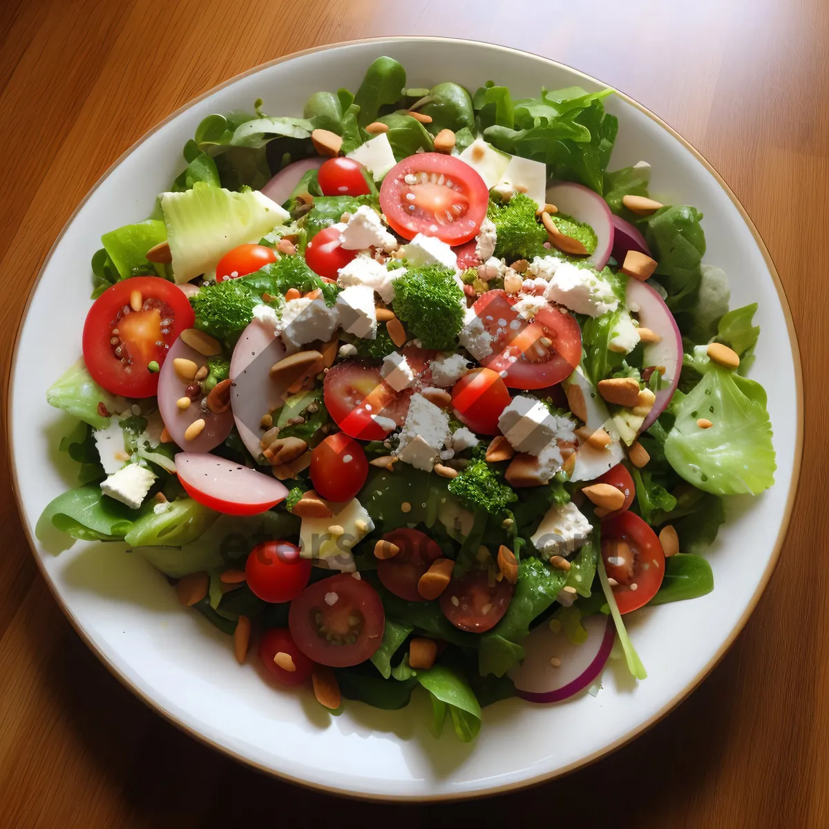 Picture of Vegetarian Caprese Salad with Fresh Tomatoes and Mozzarella