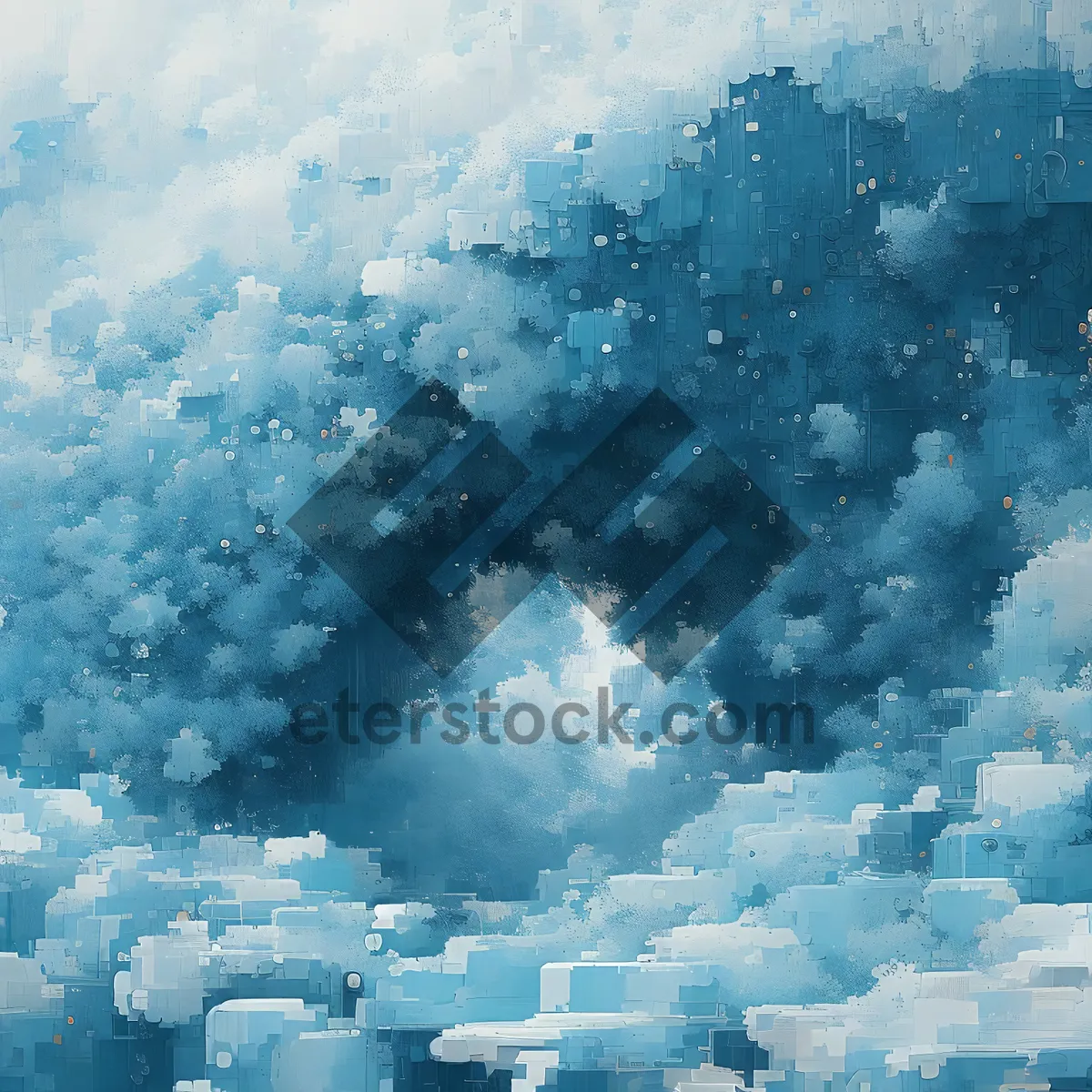 Picture of Crystal Ice Texture Wallpaper