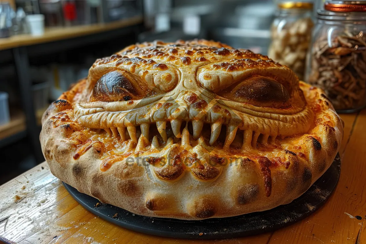 Picture of Freshly baked wheat pastry from local bakery shop