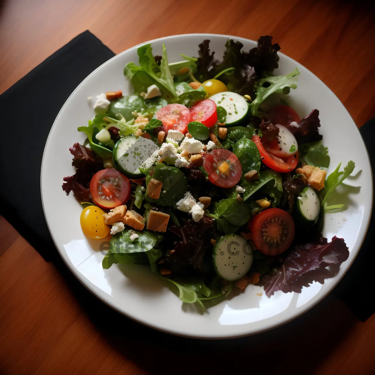 Picture of Delicious Grilled Vegetable Salad With Feta Cheese