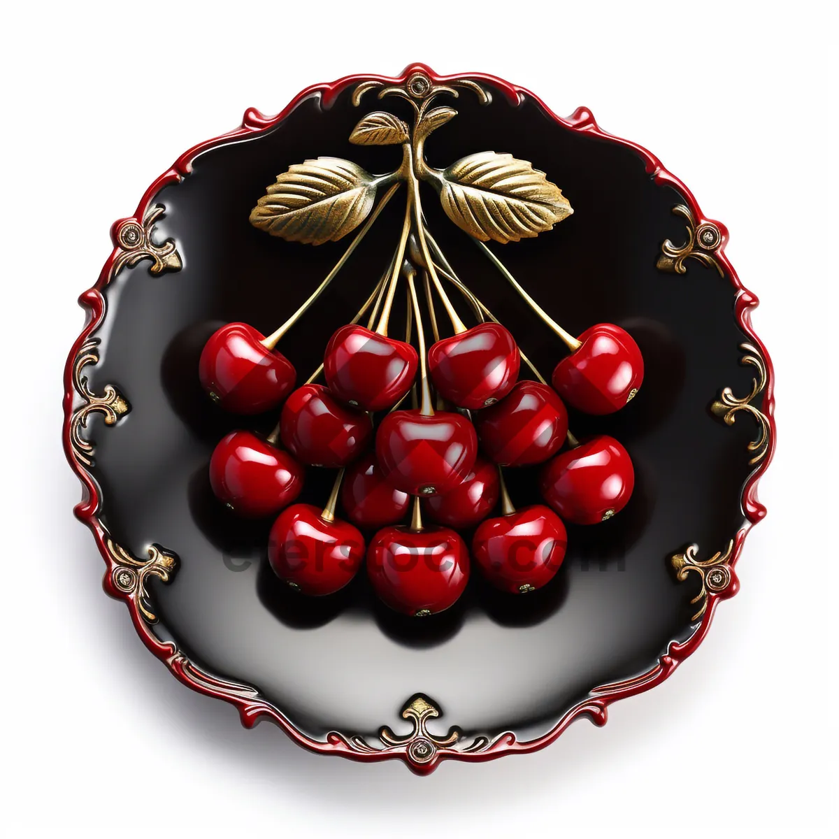 Picture of Fresh Cherry Berry Fruit Bangle Decoration