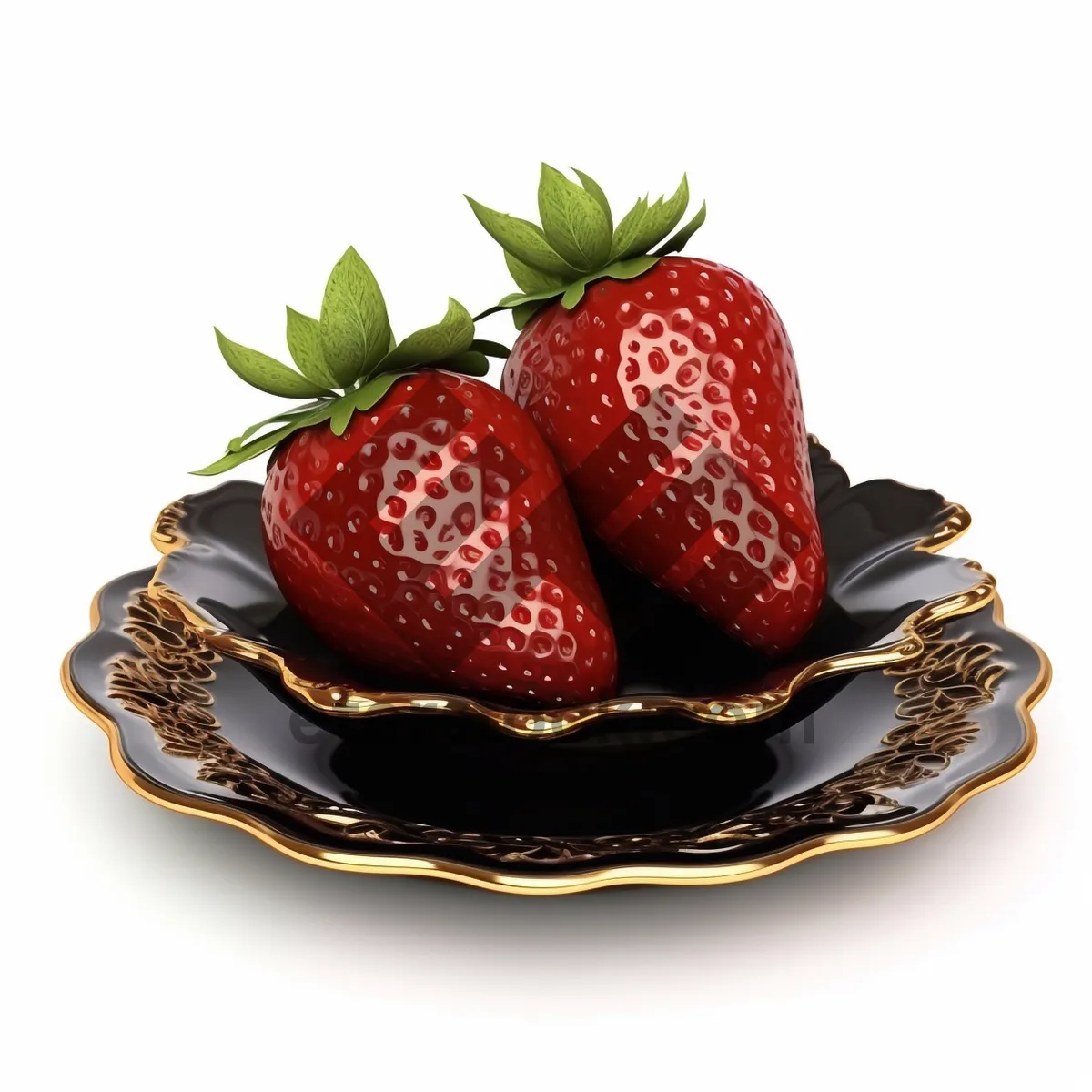 Picture of Healthy Strawberry Berry Delicious Gourmet Fruit Dessert