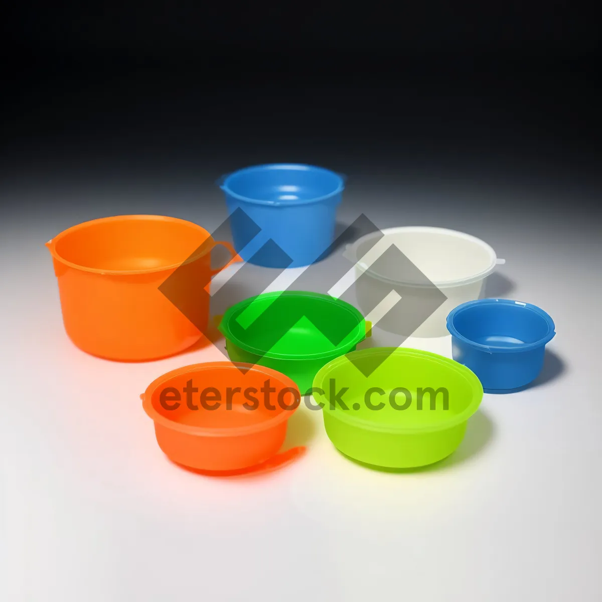 Picture of Yellow Glass Cup - Empty Drink Container