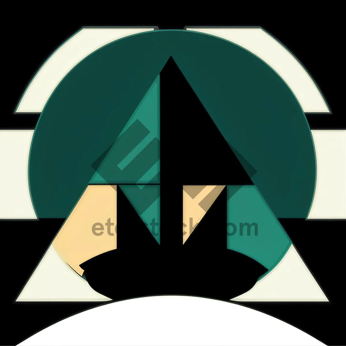 Picture of Symbolic Graphic Icon with Artistic Heraldic Design