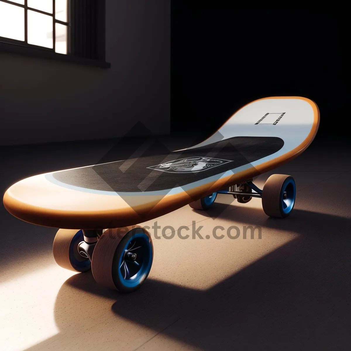 Picture of Wheeled Airship - Futuristic Skateboard of the Skies