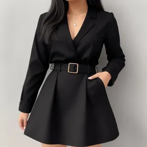 Confident Businesswoman in Stylish Trench Coat