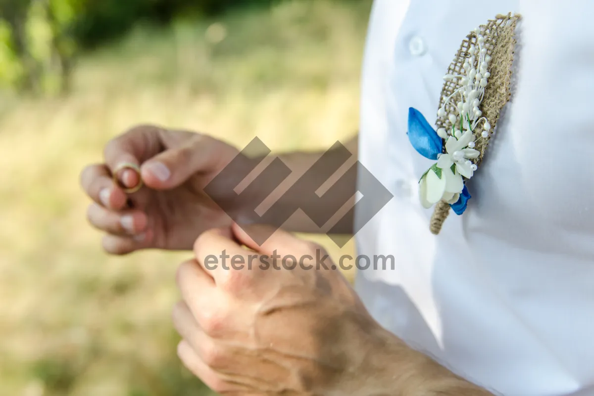 Picture of Happy bride at spa for relaxing treatment