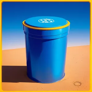 Recycled Plastic Bucket for Waste Disposal