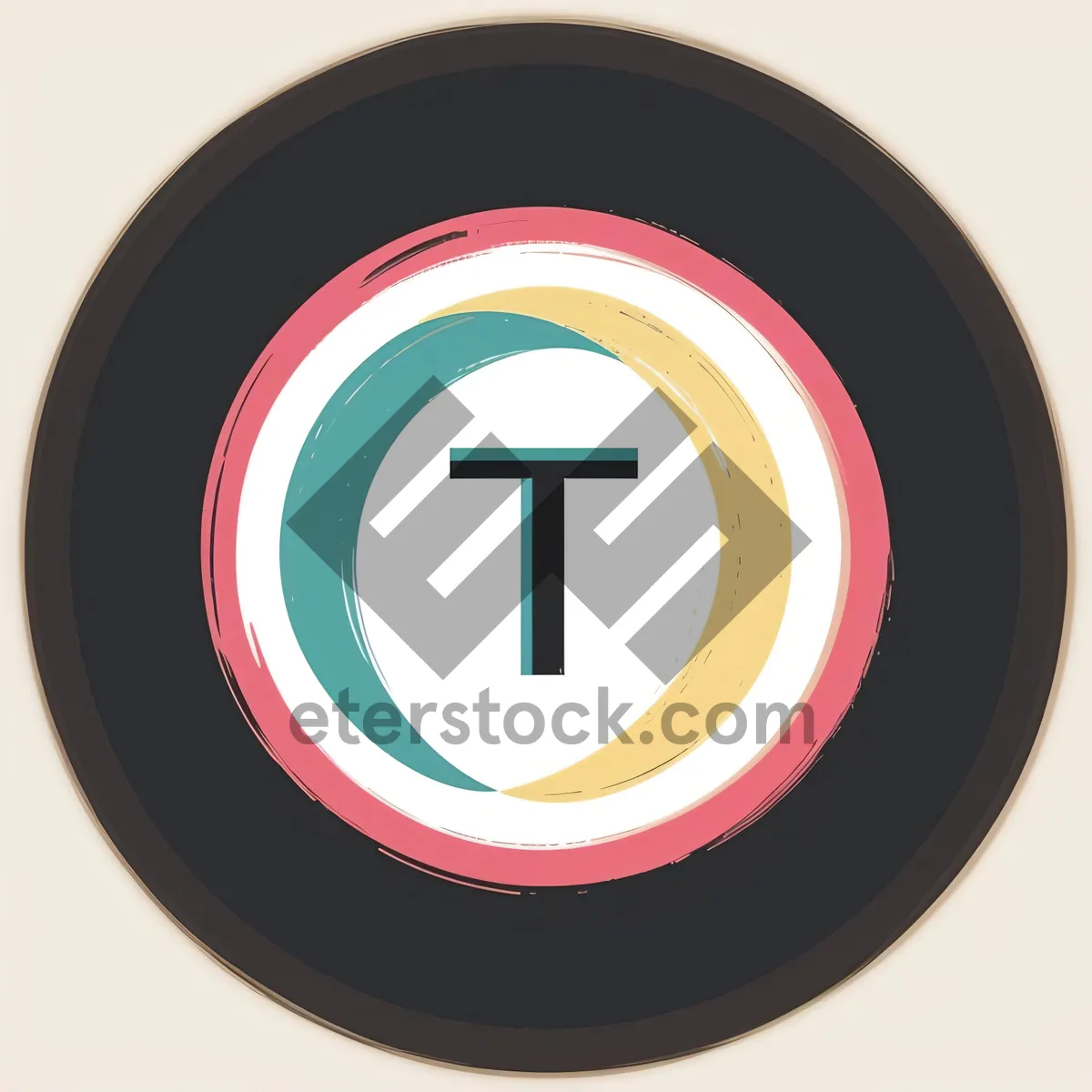 Picture of Glossy Round Button Icon for Japan-Inspired Website Design