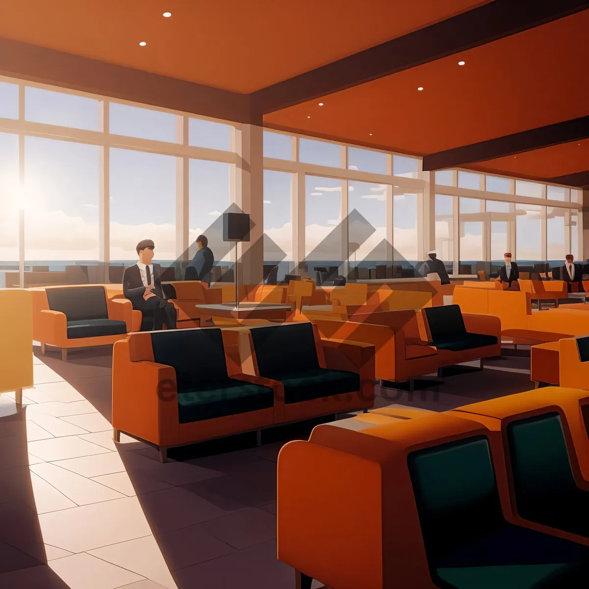 Picture of Modern Classroom with Stylish Interior Design