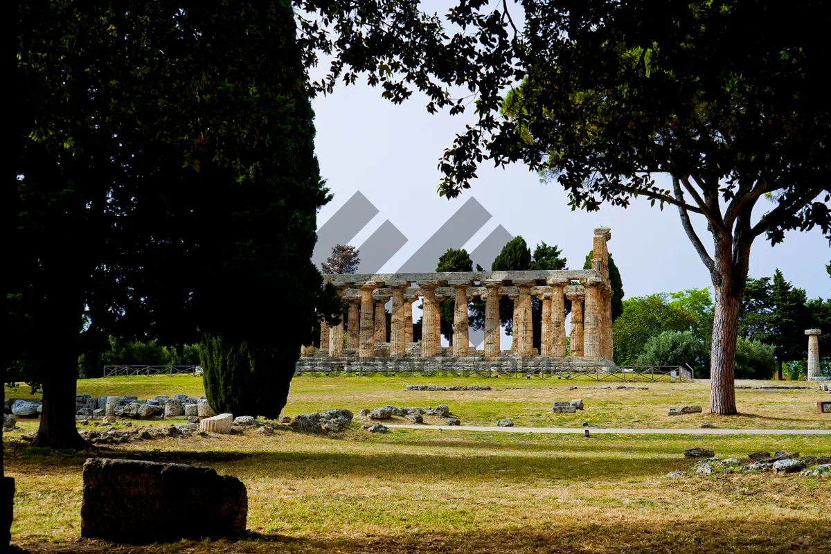 Picture of Old church architecture in historic landscape