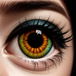 Captivating Eyeballs: Close-up Vision with Stunning Makeup