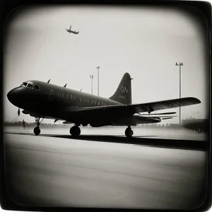 High-Flying Air Travel: Aerial Jet Plane Soaring