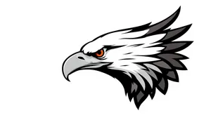 Graphic wing design art symbol