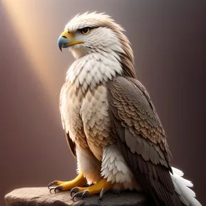 Wild Predator with Majestic Wings: The Bald Falcon