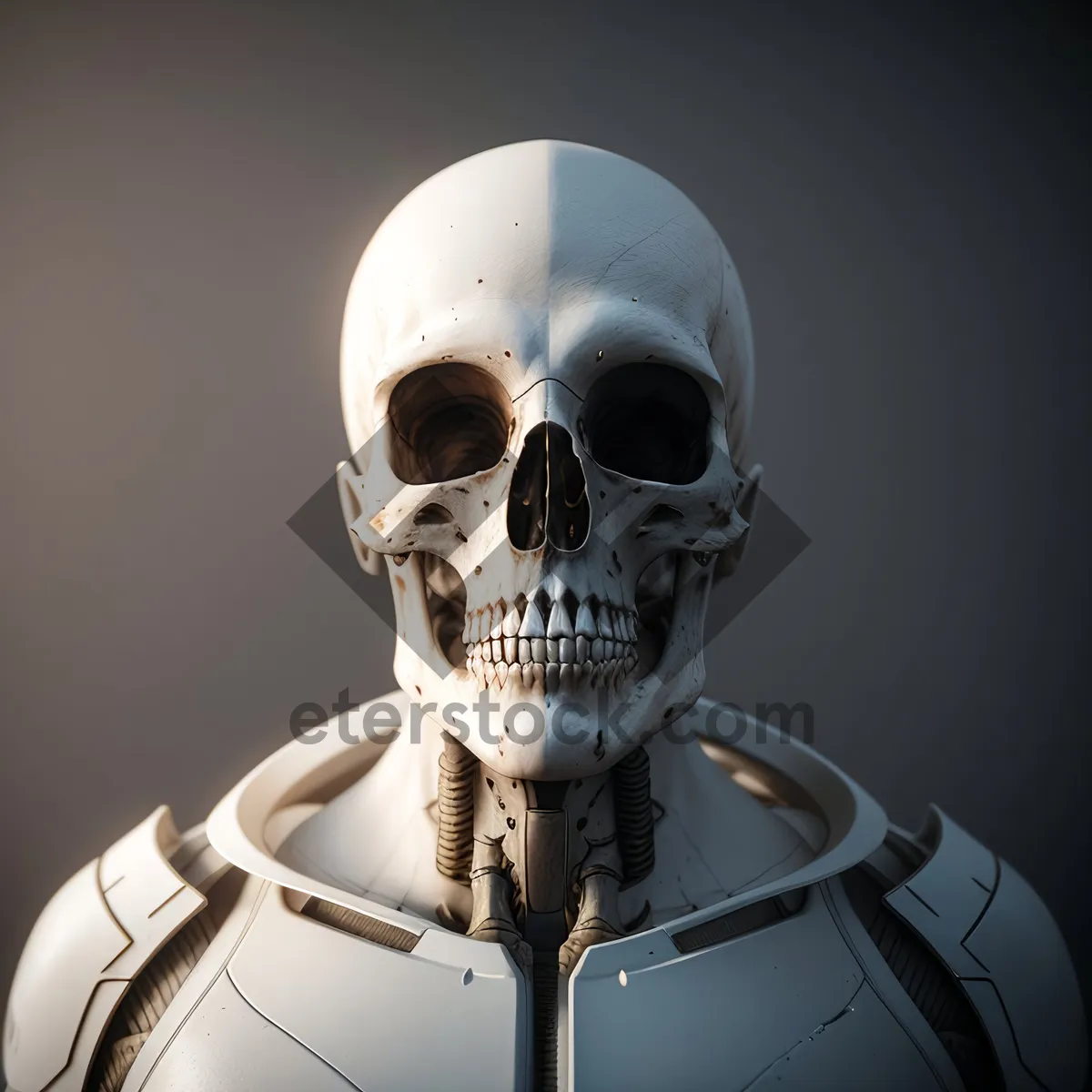 Picture of Poisonous Skull: Protective Oxygen Mask for the Scary Skeleton