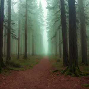 Misty Morning in the Enchanted Woods