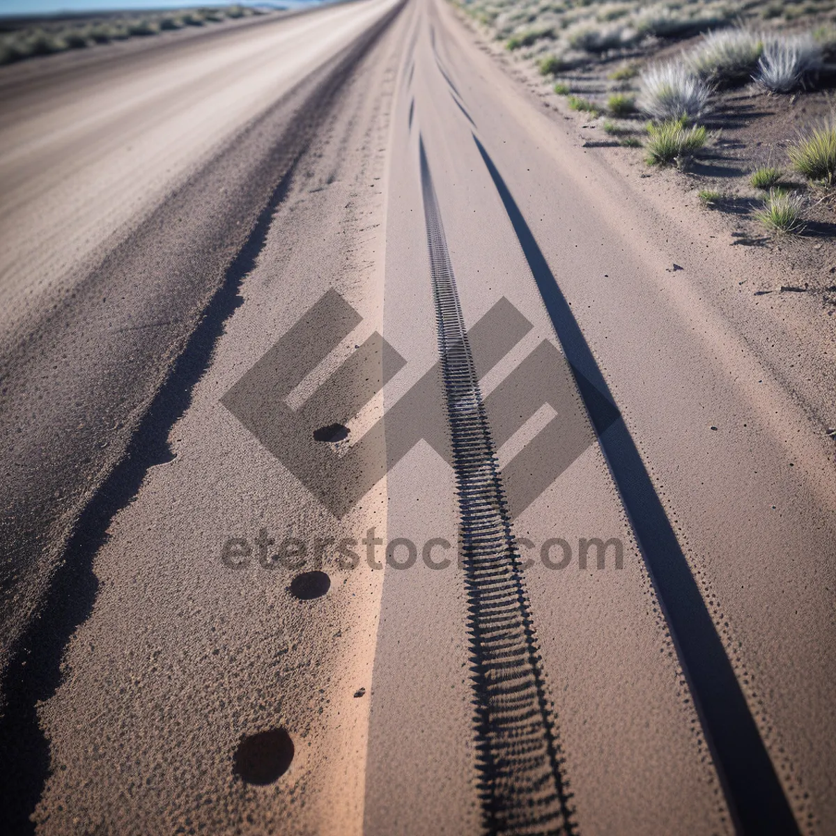 Picture of Scenic Highway Journey with Speeding Traffic