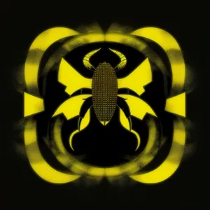 Black Art Charm: Graphic Symbol Design