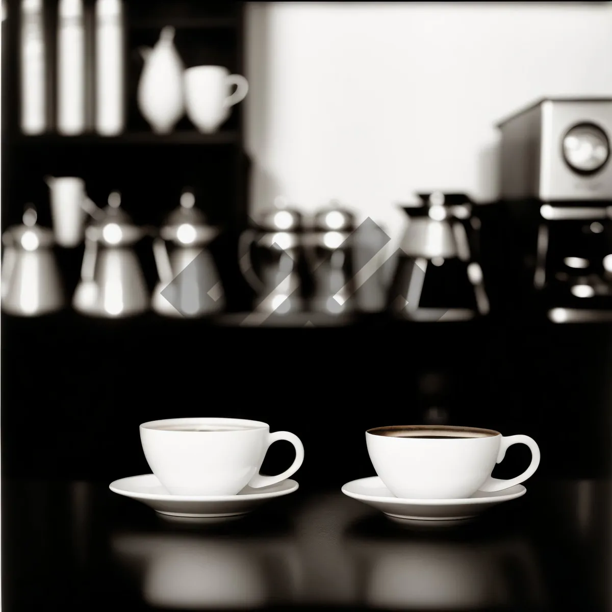 Picture of Steaming Morning Brew on Restaurant Table