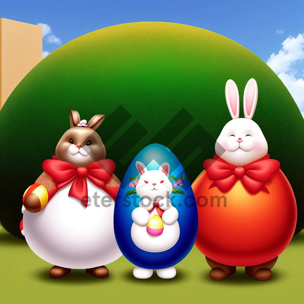 Picture of Pink Bunny Savings - Cute Cartoon Piggy Bank