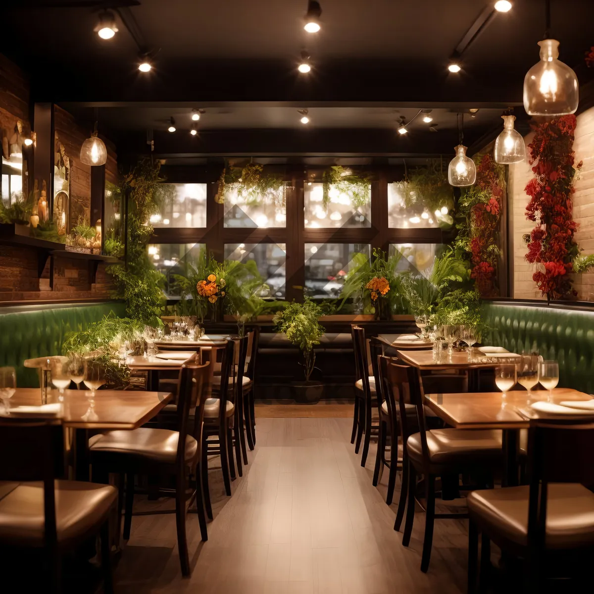 Picture of Luxury Dining Room Interior Design Table Chairs Home