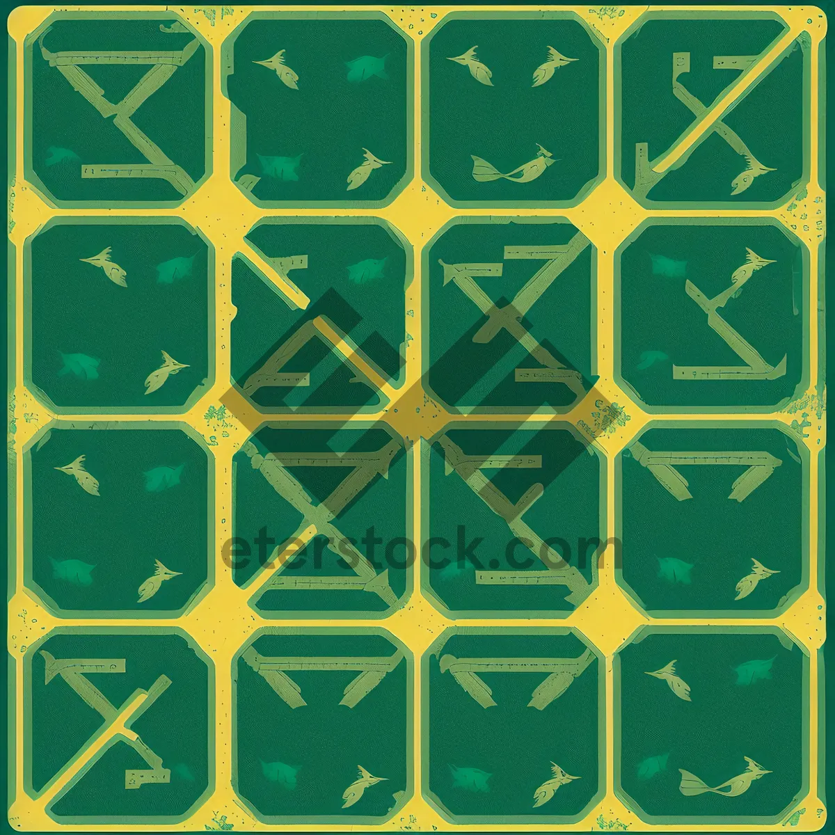 Picture of Glossy Square Web Button Set