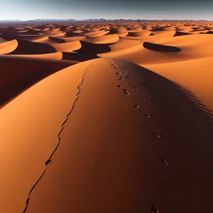 Scenic Dune Sunset in Morocco