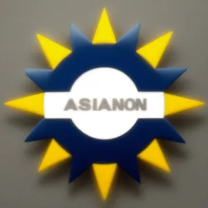 Shining Gold Star Symbol Graphic