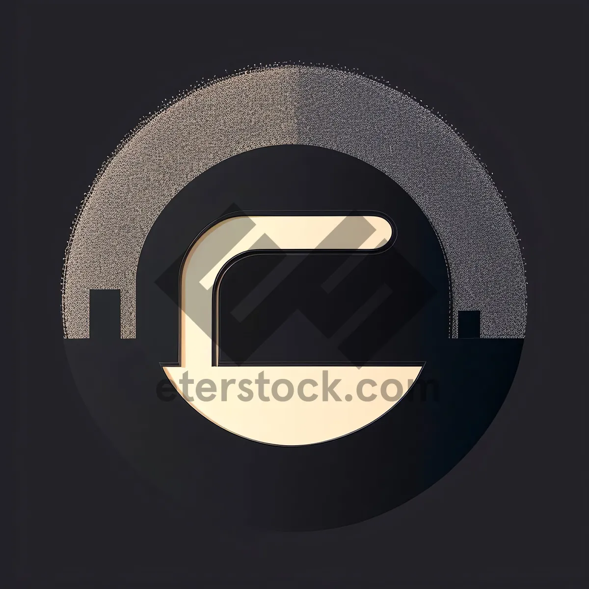 Picture of Shiny Round Metallic Web Icon