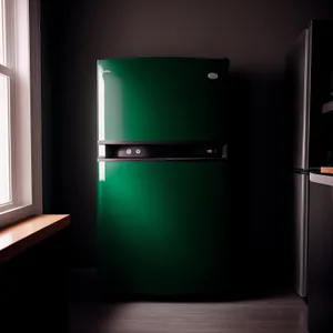 Modern 3D Refrigerator with Screen Display