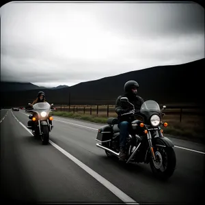 Thrilling Motorbike Ride on Expressway