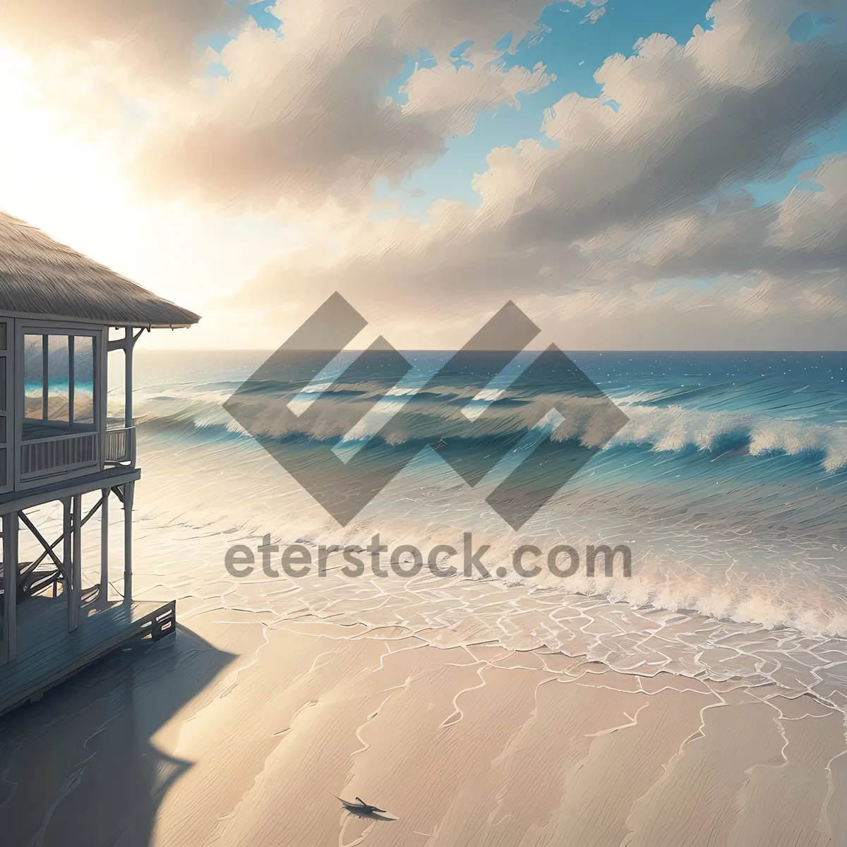 Picture of Tranquil Tropical Beach Paradise