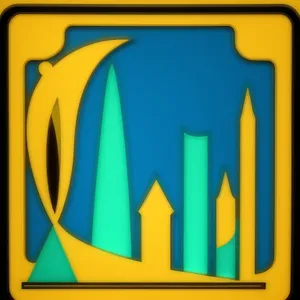 Web icon set in square button sign