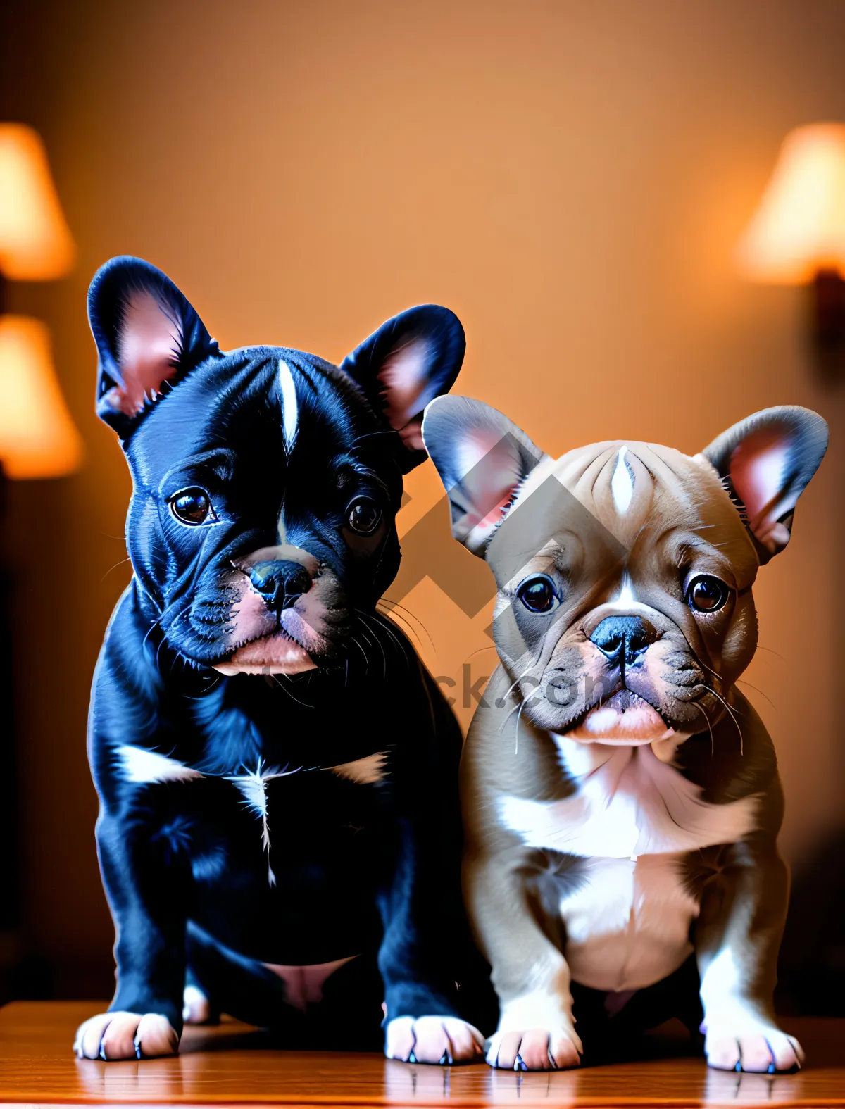 Picture of Wrinkled Bulldog Puppy - Adorable Canine Cutie