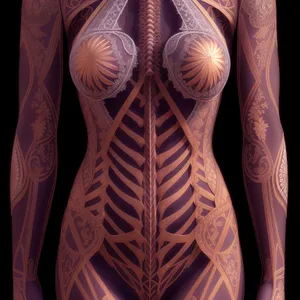 3D Human Anatomy - Skeletal Torso X-Ray